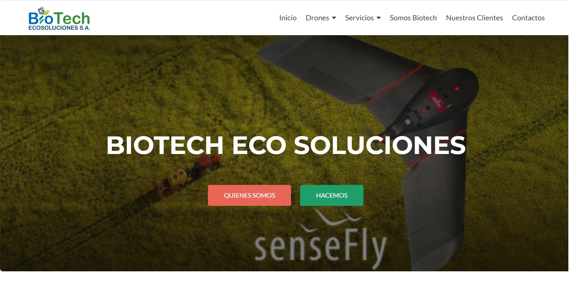 Sitio web Biotech